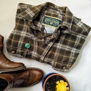 Green Oversized Flannel